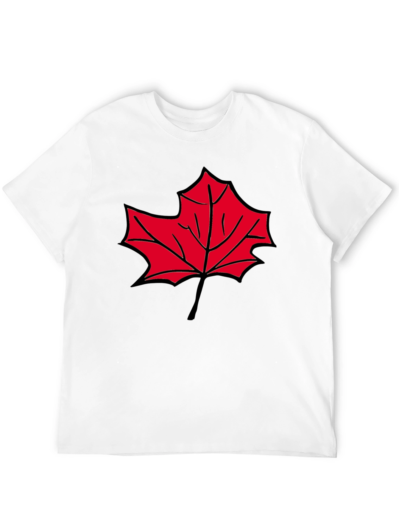 Maple Leaf Graphic T-Shirt - Casual Comfort