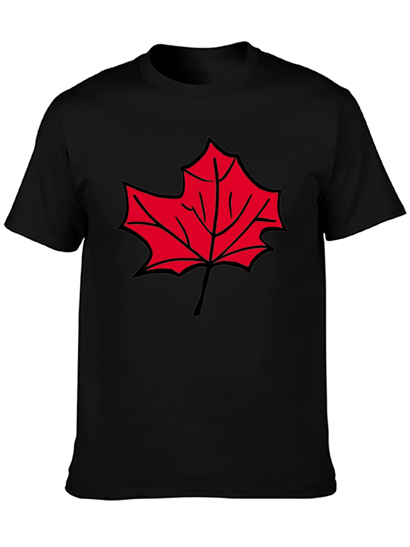 Maple Leaf Graphic T-Shirt - Casual Comfort
