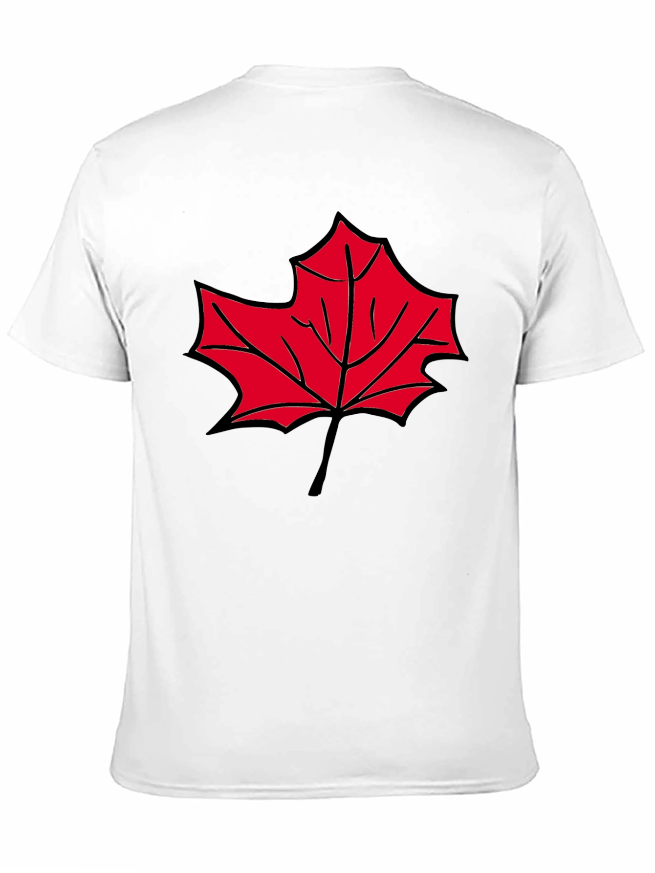 Maple Leaf Graphic T-Shirt - Casual Comfort