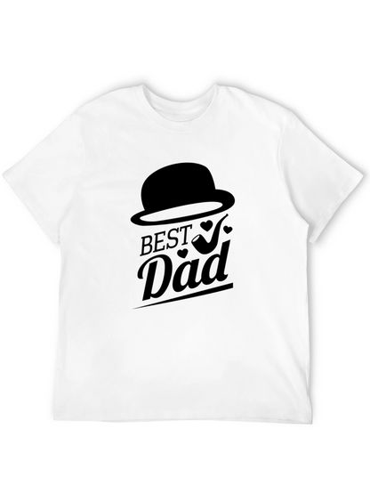 Best Dad Black Graphic T-Shirt