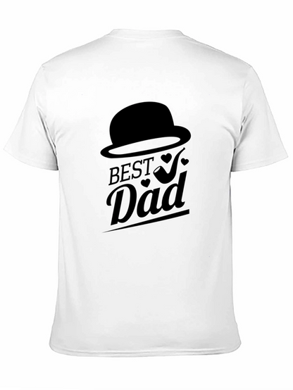 Best Dad Black Graphic T-Shirt