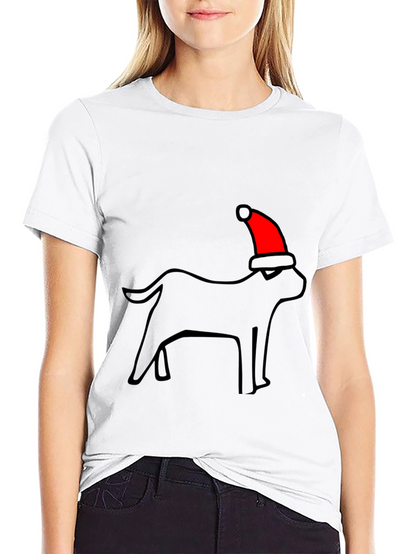 Festive Dog T-Shirt - Holiday Style
