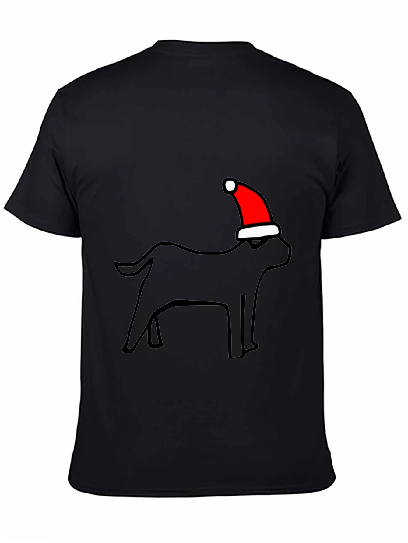 Festive Dog T-Shirt - Holiday Style
