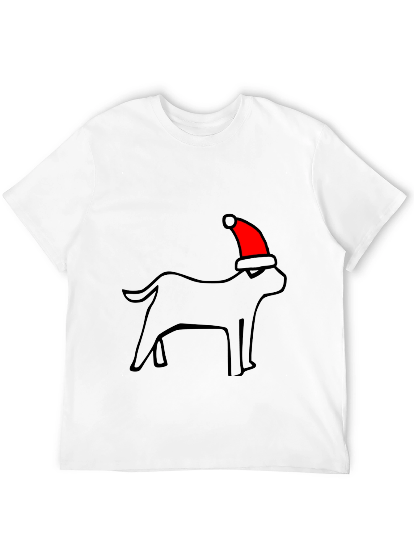Festive Dog T-Shirt - Holiday Style