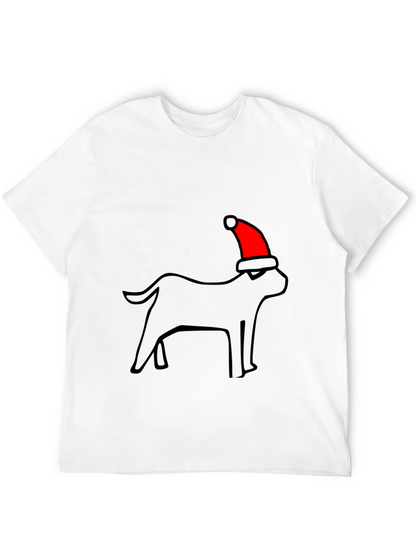 Festive Dog T-Shirt - Holiday Style