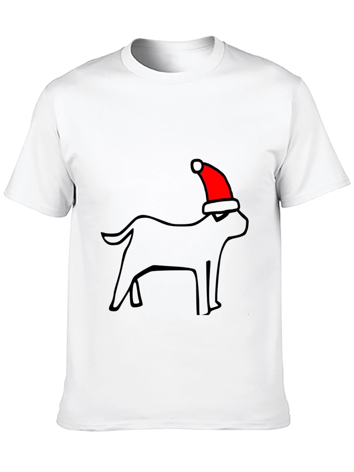 Festive Dog T-Shirt - Holiday Style