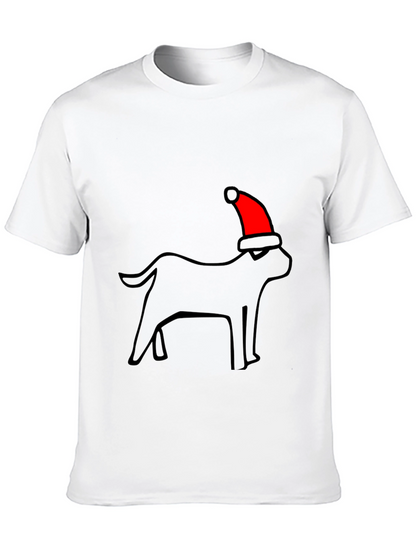 Festive Dog T-Shirt - Holiday Style