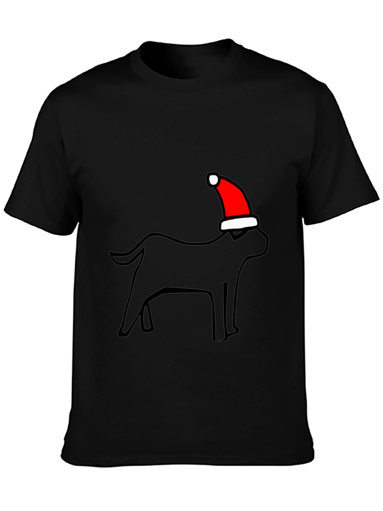Festive Dog T-Shirt - Holiday Style