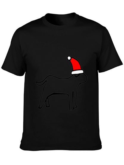 Festive Dog T-Shirt - Holiday Style
