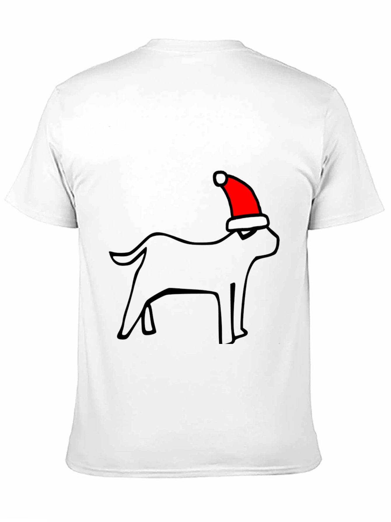 Festive Dog T-Shirt - Holiday Style