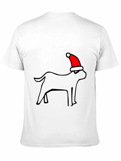 Festive Dog T-Shirt - Holiday Style