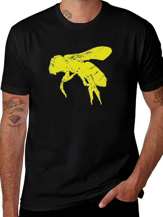 Bee Graphic Black T-Shirt - Unisex