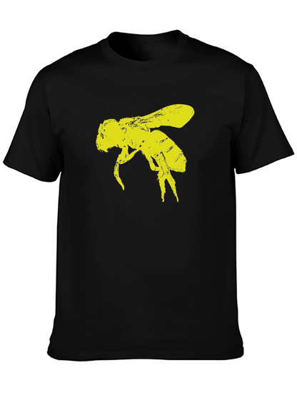 Bee Graphic Black T-Shirt - Unisex