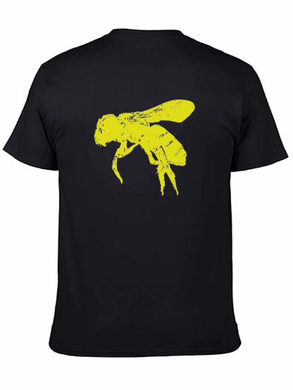 Bee Graphic Black T-Shirt - Unisex