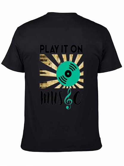 Play It On Music Graphic T-Shirt