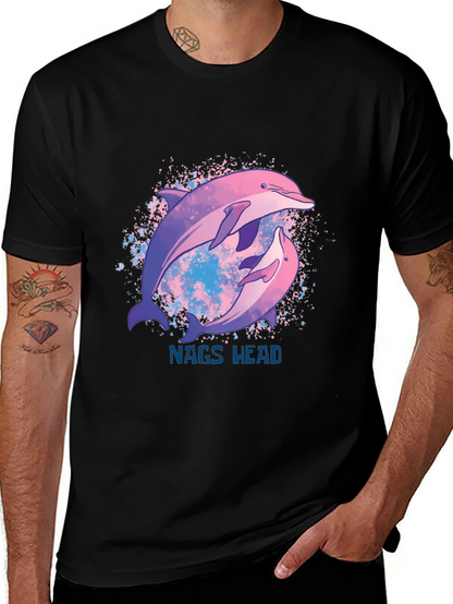 Nags Head Dolphin T-Shirt - Stylish Graphic Tee