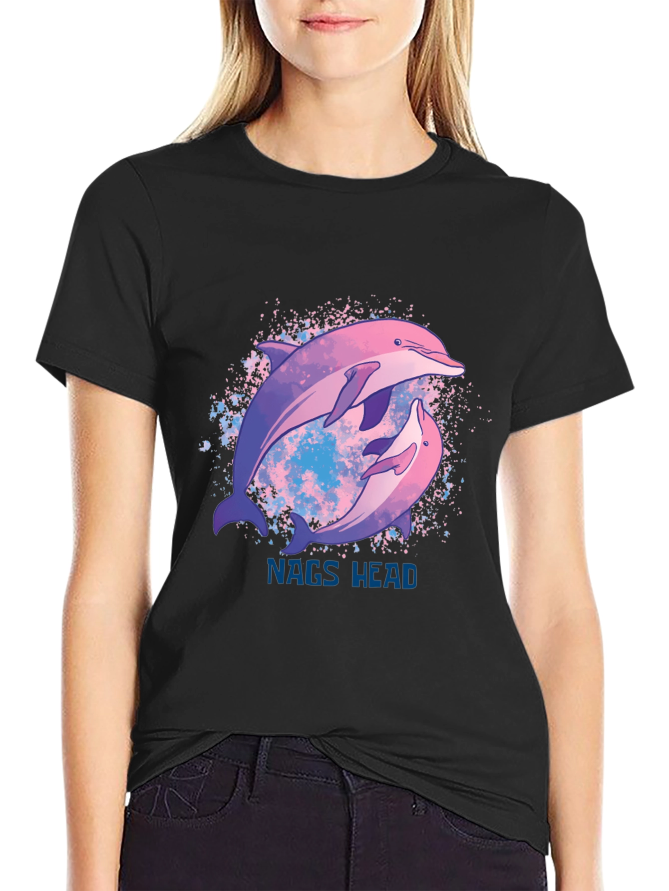 Nags Head Dolphin T-Shirt - Stylish Graphic Tee