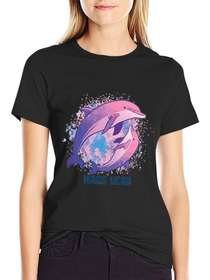 Nags Head Dolphin T-Shirt - Stylish Graphic Tee