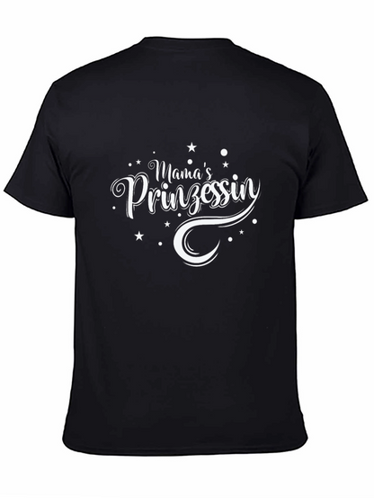 Mamas Prinzessin T-Shirt - Black Cotton Tee