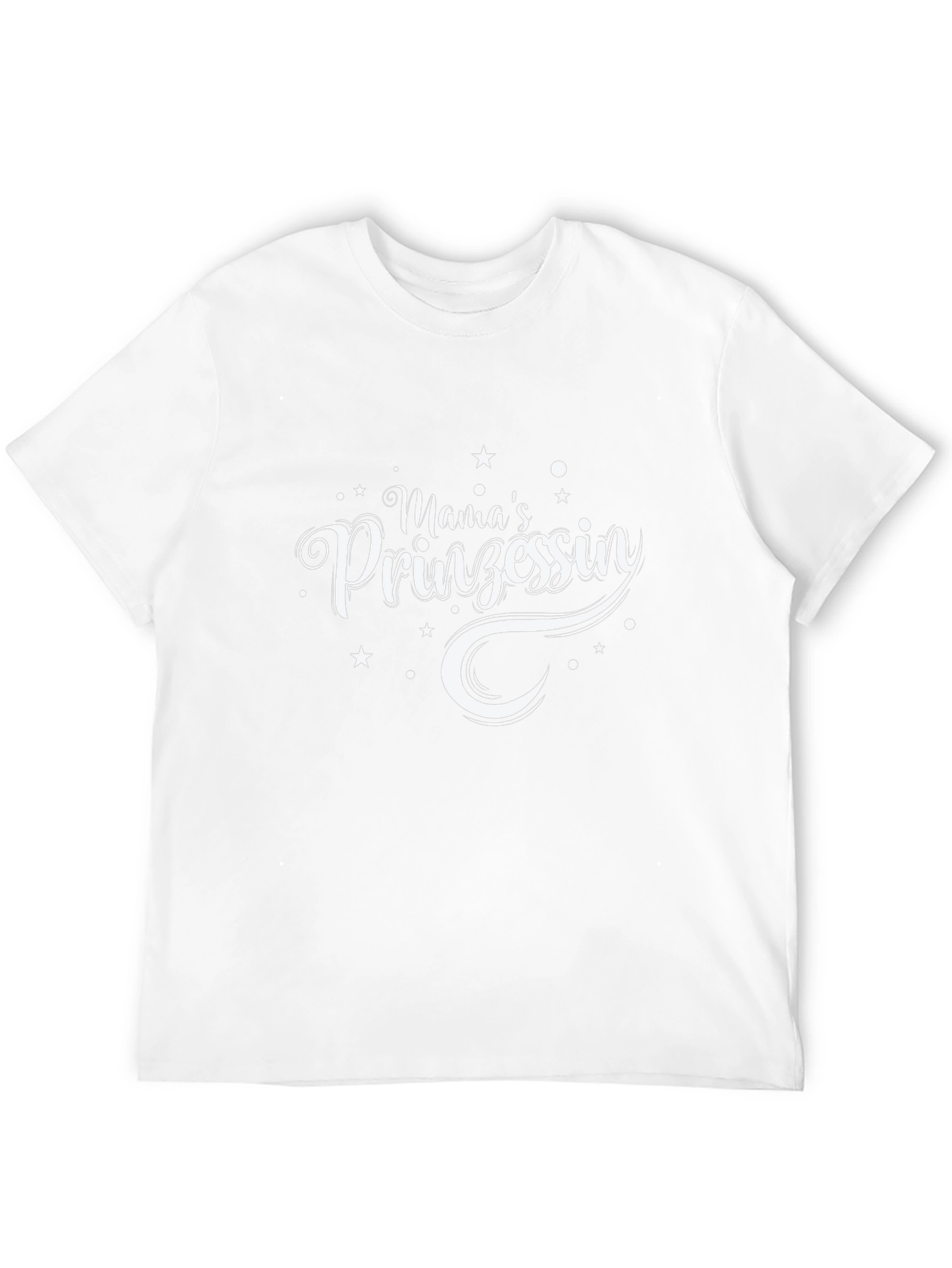 Mamas Prinzessin T-Shirt - Black Cotton Tee