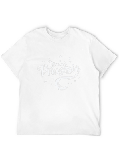 Mamas Prinzessin T-Shirt - Black Cotton Tee