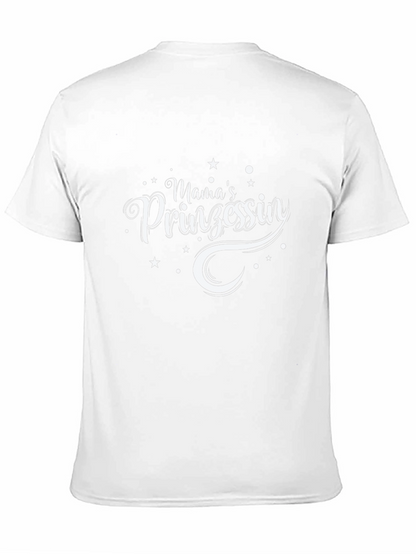 Mamas Prinzessin T-Shirt - Black Cotton Tee