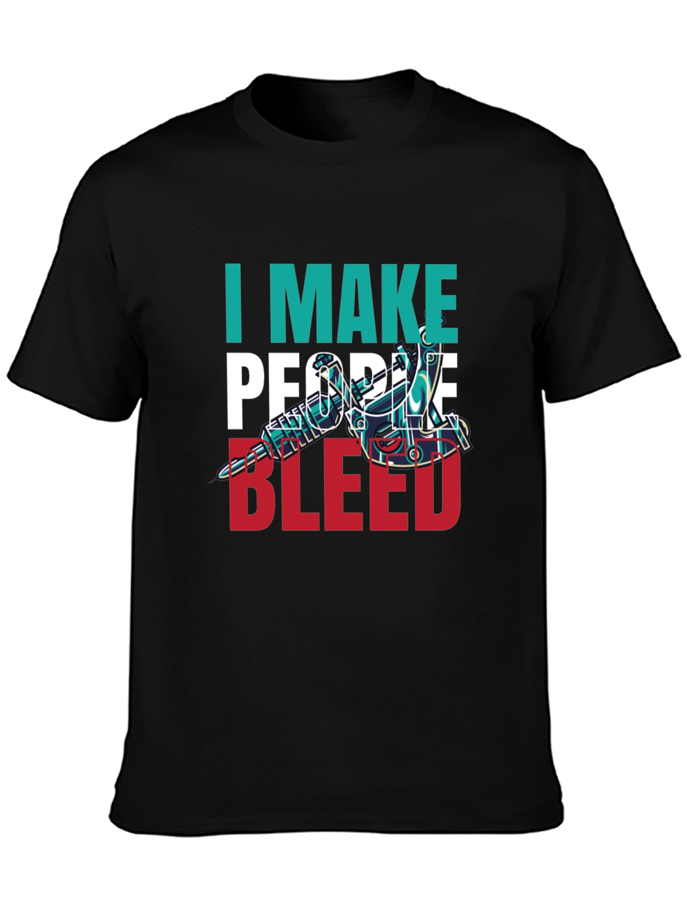 I Make People Bleed Tattoo Artist T-Shirt