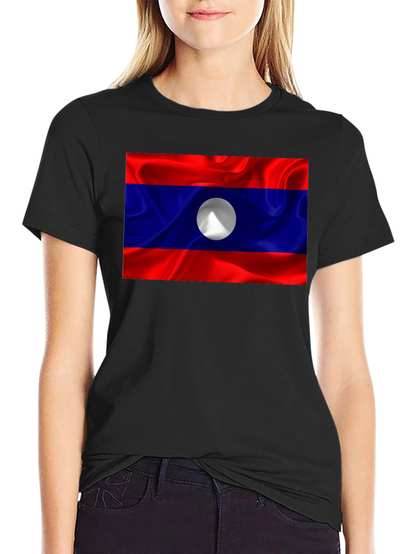 Laos Flag T-Shirt - Show Your Pride