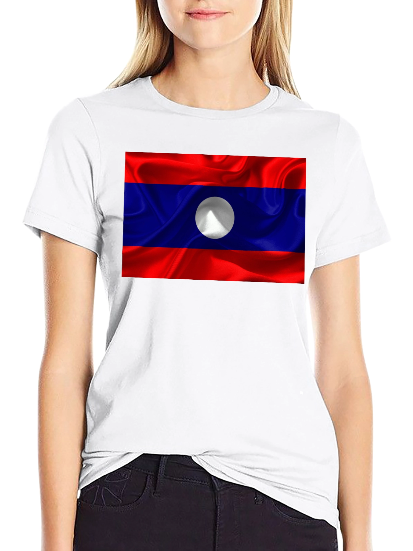 Laos Flag T-Shirt - Show Your Pride