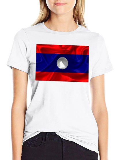 Laos Flag T-Shirt - Show Your Pride