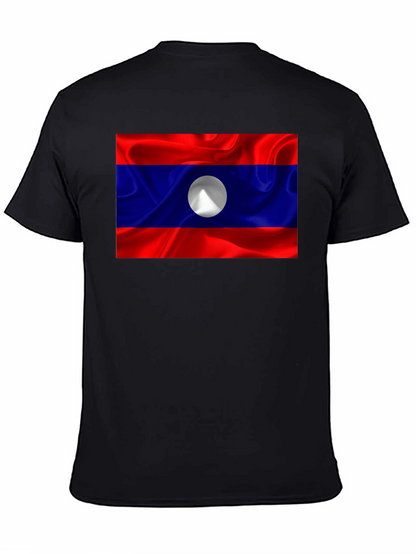 Laos Flag T-Shirt - Show Your Pride