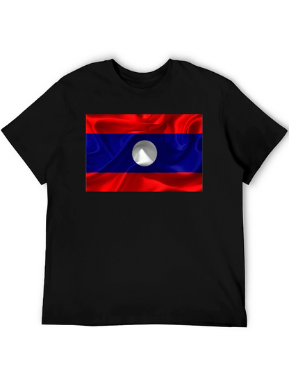 Laos Flag T-Shirt - Show Your Pride