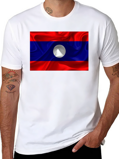 Laos Flag T-Shirt - Show Your Pride