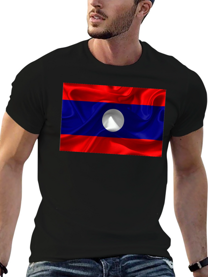 Laos Flag T-Shirt - Show Your Pride