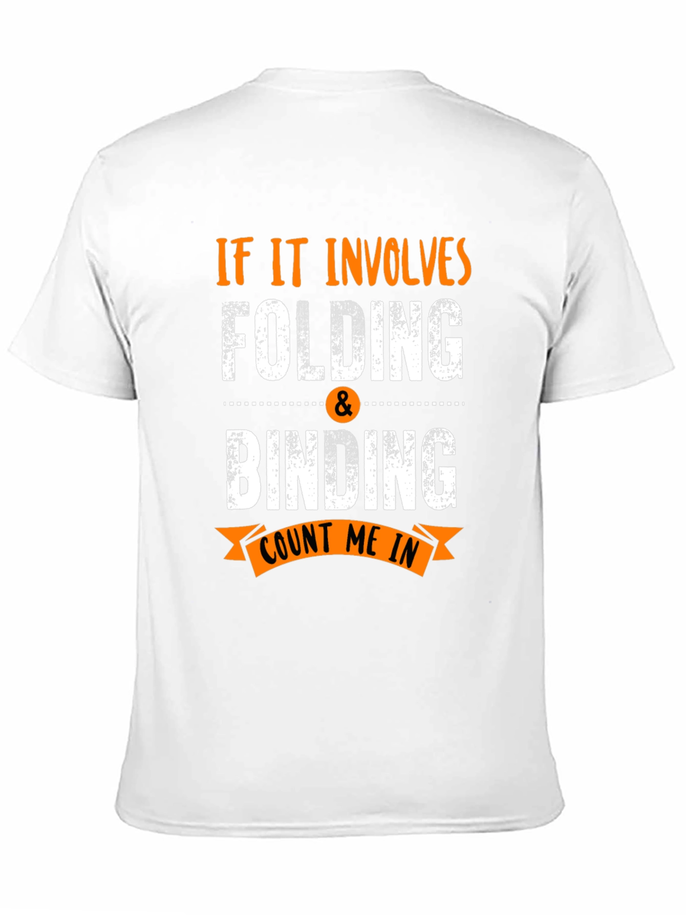 Folding & Binding Count Me In Black T-Shirt