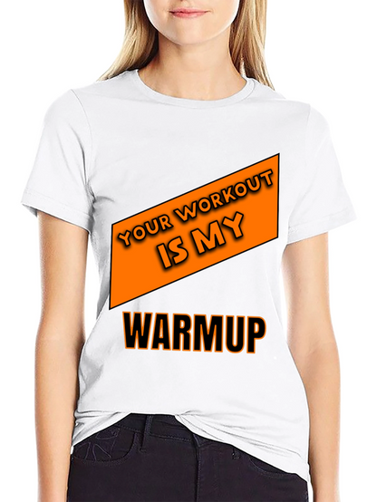 Workout Motivation Graphic Tee - Black Cotton T-Shirt