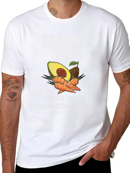Organic Food T-Shirt - Avocado & Carrots