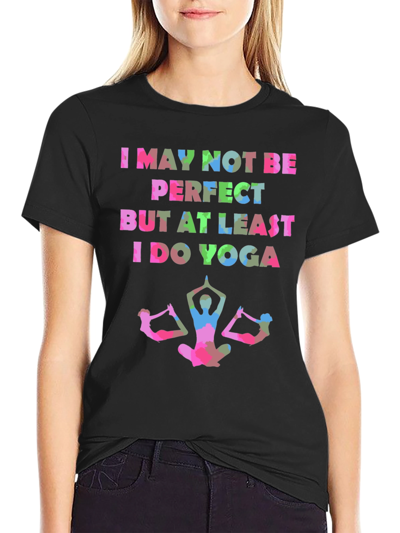 Yoga Lover Graphic Tee - I Do Yoga Design