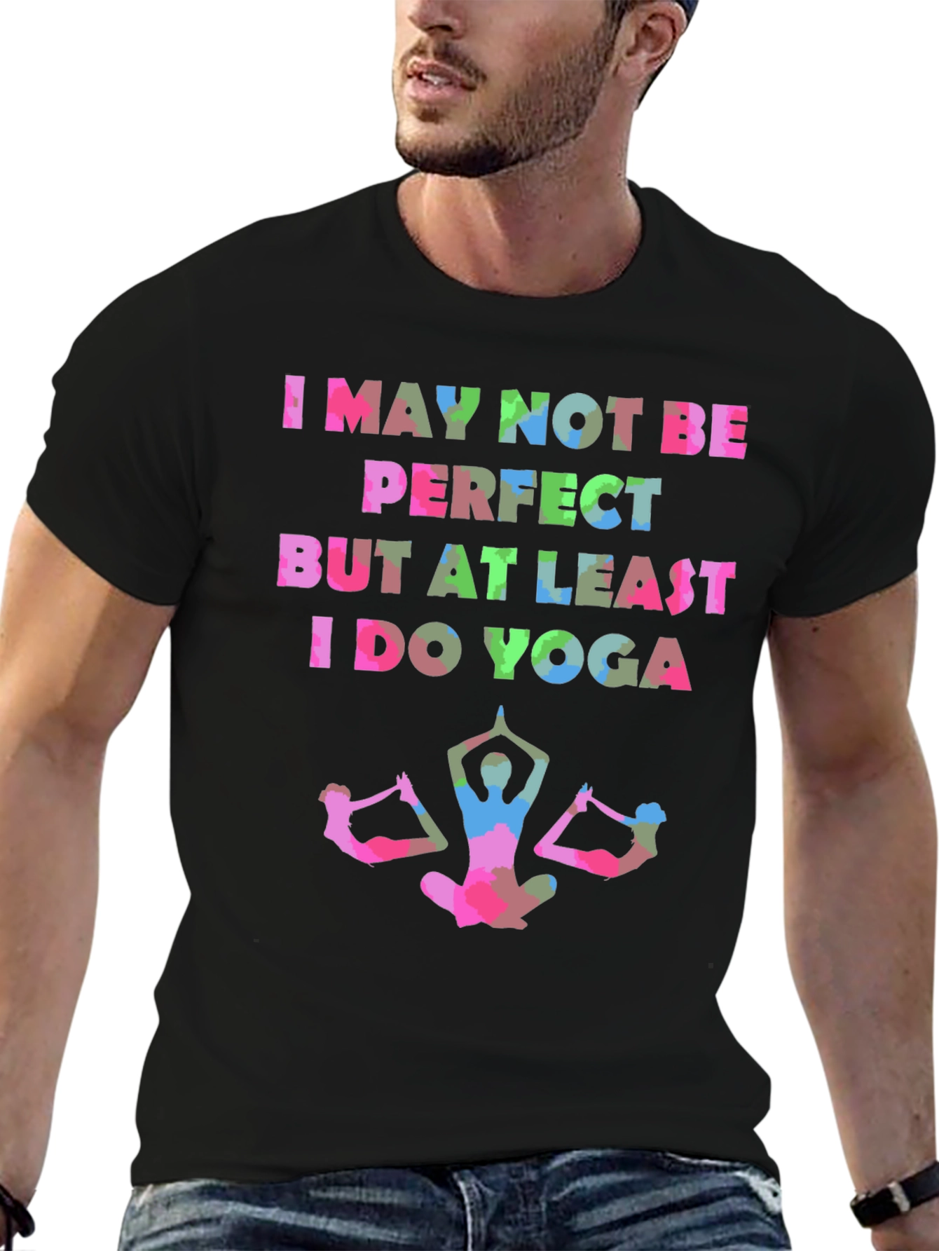 Yoga Lover Graphic Tee - I Do Yoga Design