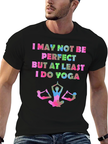Yoga Lover Graphic Tee - I Do Yoga Design