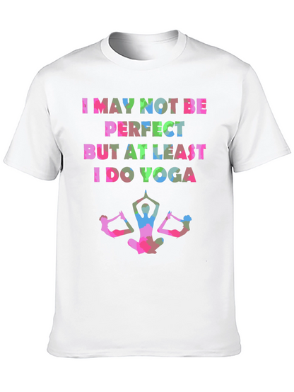 Yoga Lover Graphic Tee - I Do Yoga Design