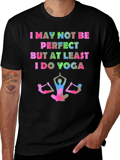Yoga Lover Graphic Tee - I Do Yoga Design
