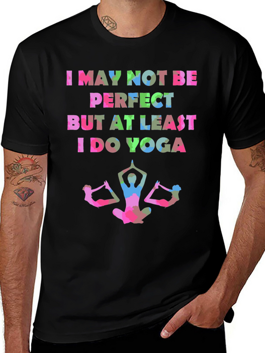 Yoga Lover Graphic Tee - I Do Yoga Design