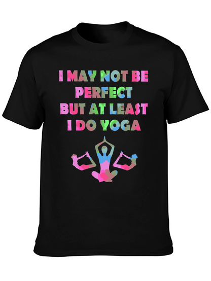 Yoga Lover Graphic Tee - I Do Yoga Design