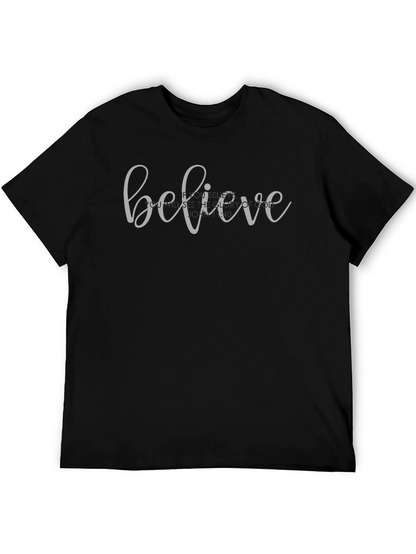 Believe Script T-Shirt - Faith Based Apparel