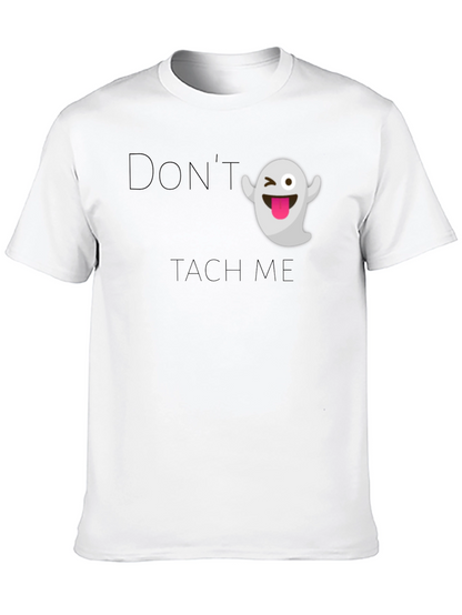 Funny Ghost Graphic T-Shirt - Dont Touch Me!
