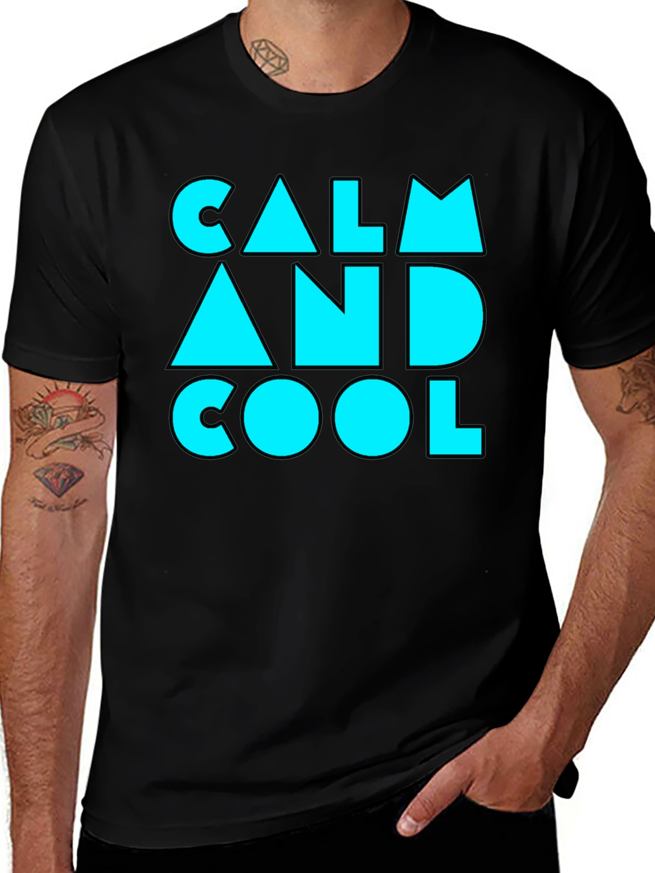 Calm and Cool Graphic Tee - Trendy Statement Shirt