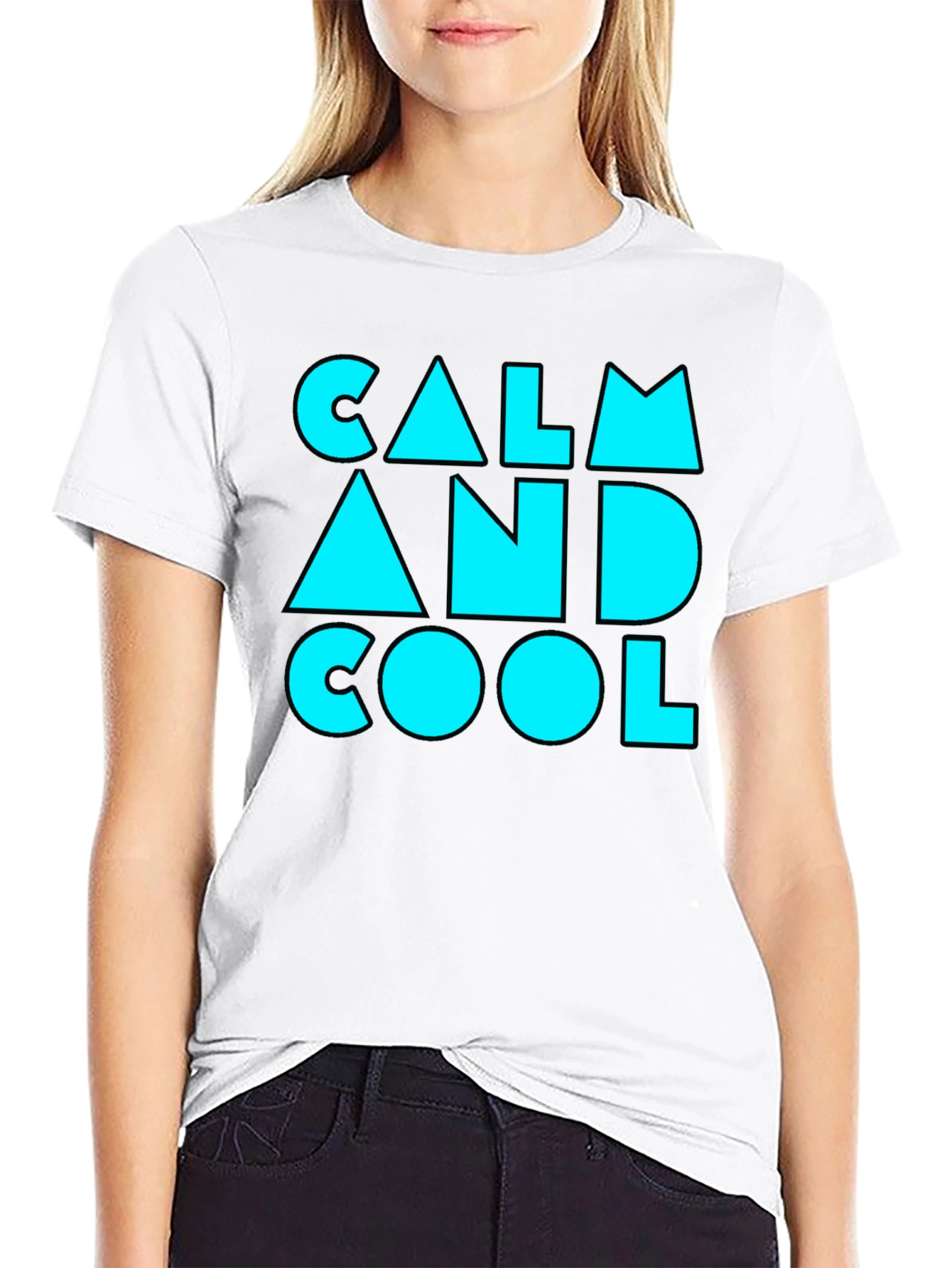 Calm and Cool Graphic Tee - Trendy Statement Shirt