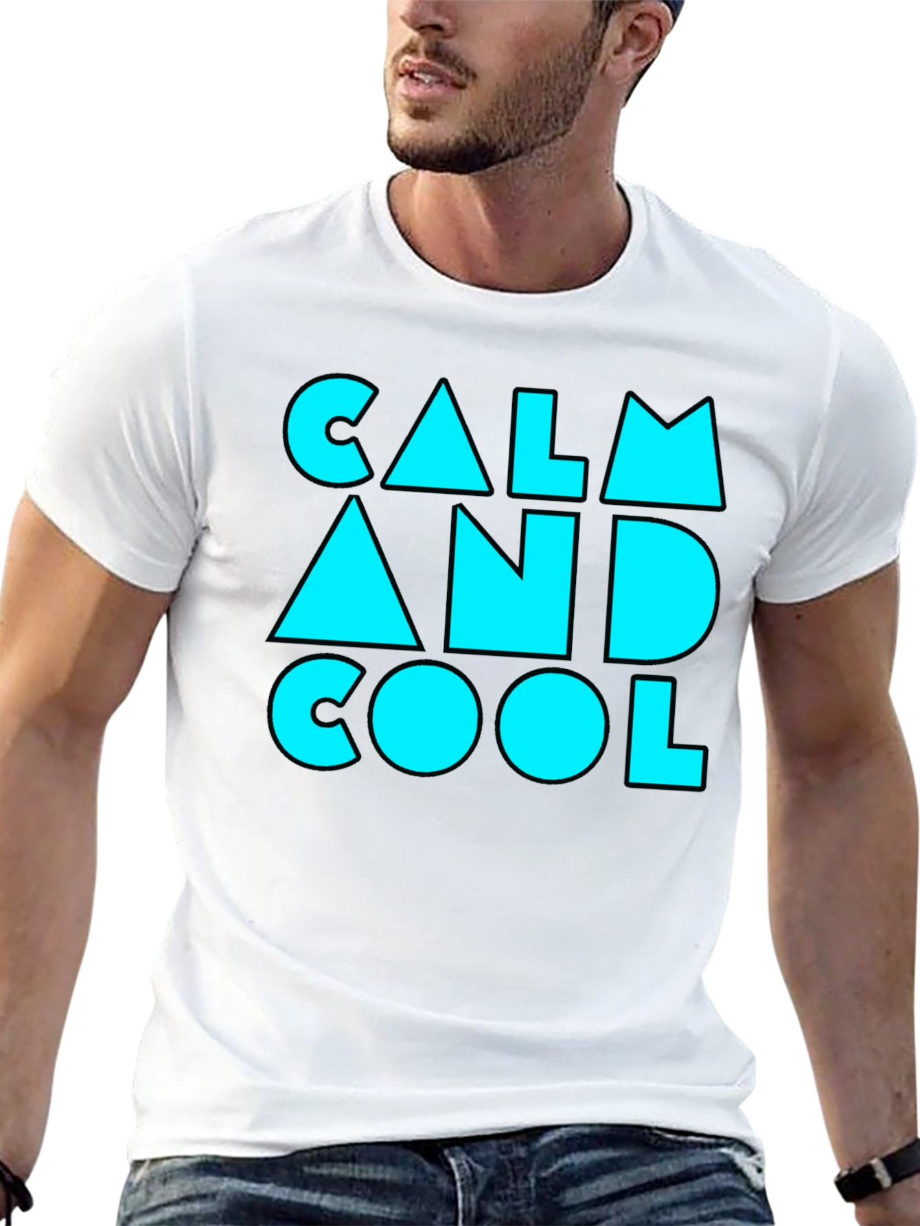 Calm and Cool Graphic Tee - Trendy Statement Shirt