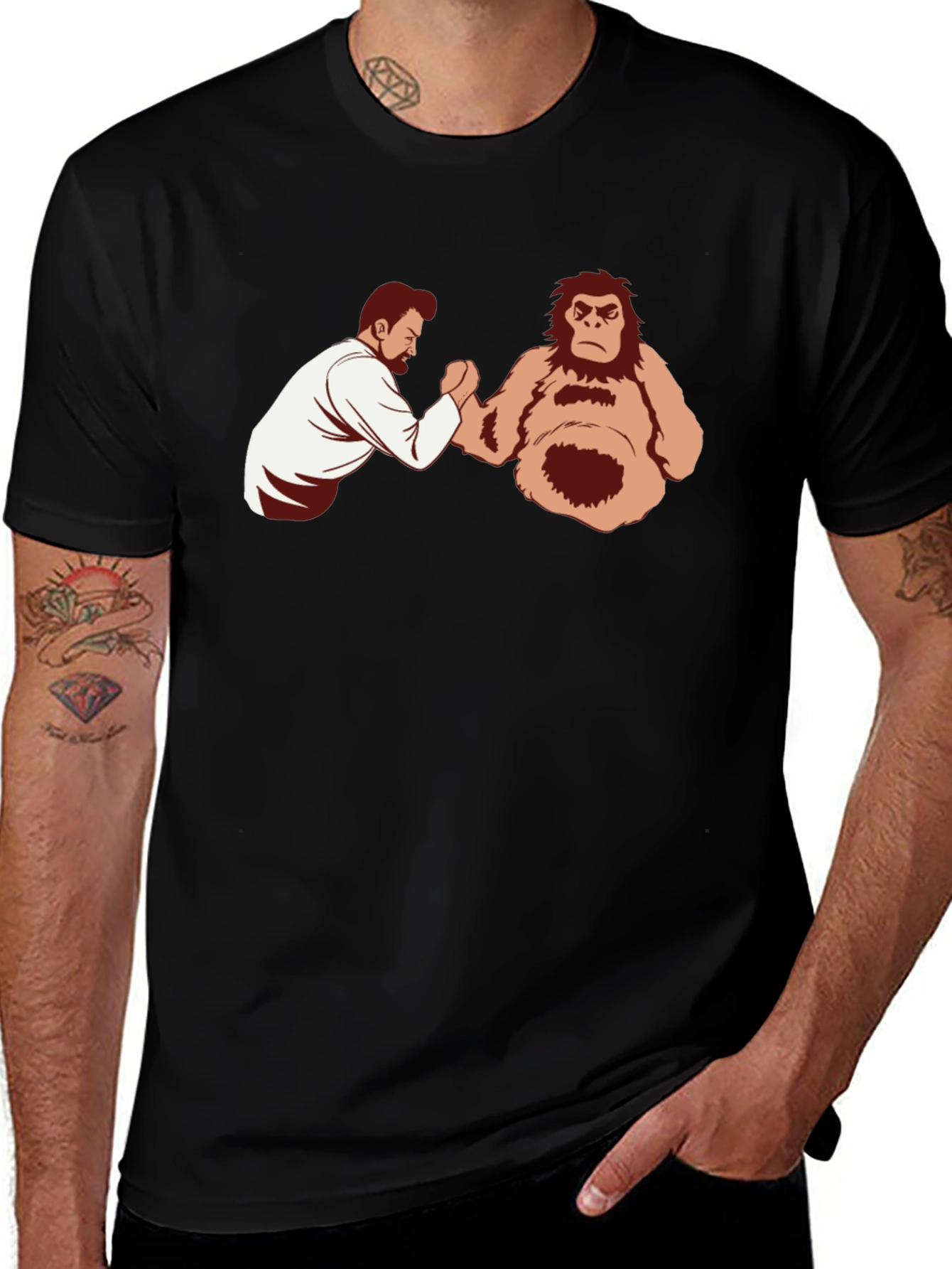 Arm Wrestling Champ Graphic T-Shirt